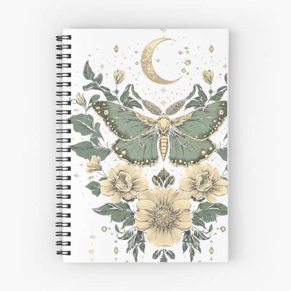 Item preview, Goblincore moth and butterfly moonphases flowers cottagecore  designed and sold by DarrenShanah.