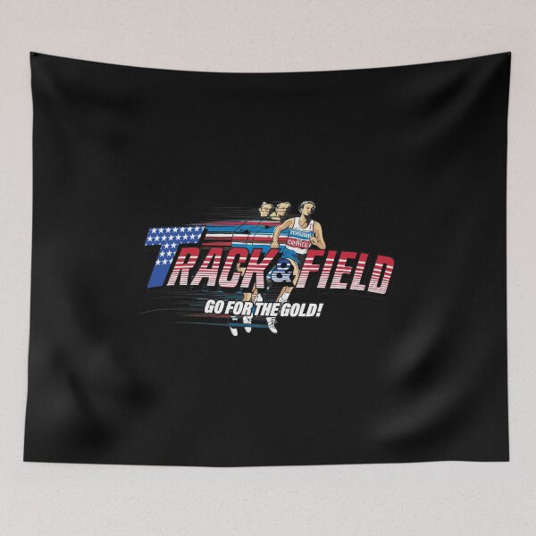 Item preview, Retro Track Field Go For The Gold Vintage Athletics Runner designed and sold by KENNETHPAGANJON.