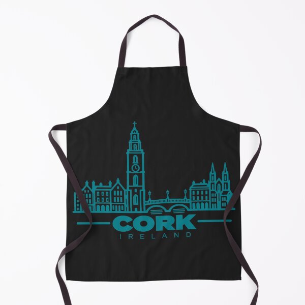 Item preview, Cork Ireland Line Art Skyline Poster designed and sold by CMYKStudio.