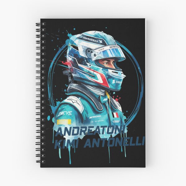 Item preview, Kimi Antonelli Racing Portrait Splatter Art designed and sold by KENNETHPAGANJON.