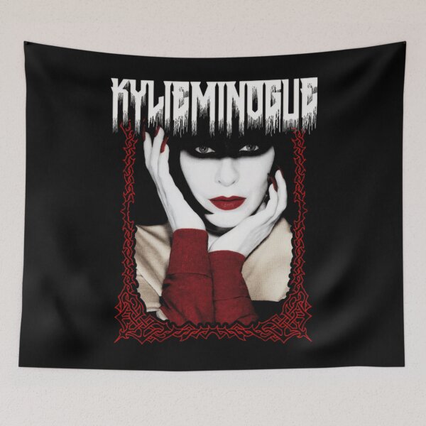 Item preview, gothic red eyeshadow portrait for pop icons fans designed and sold by JulieLins33.