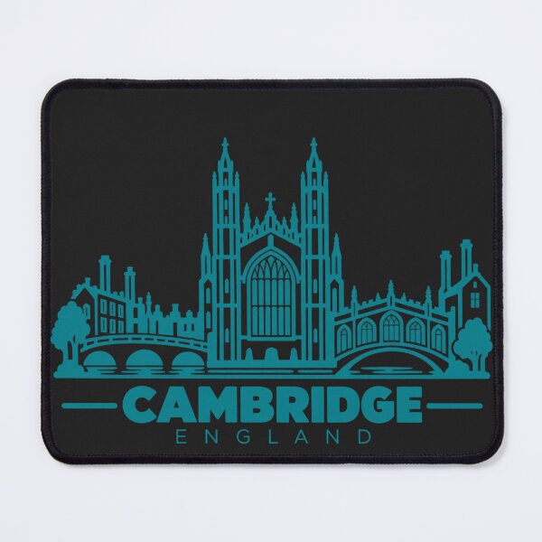 Item preview, Cambridge England Line Art Landmark Poster designed and sold by CMYKStudio.