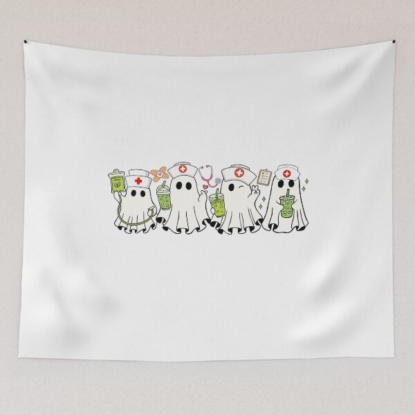 Item preview, Nurse Crew Halloween Funny Spooky Nurse Matcha Lover designed and sold by thebest-2studio.