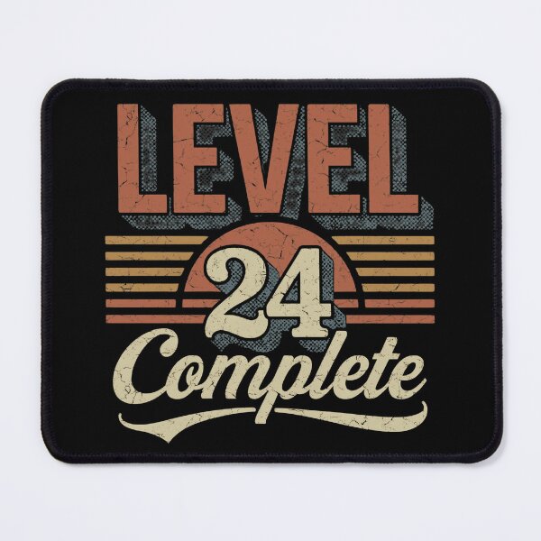 Item preview, Level 24 Complete Vintage Retro Sunset Cracked Texture 24th Birthday designed and sold by Zizo-DR44.