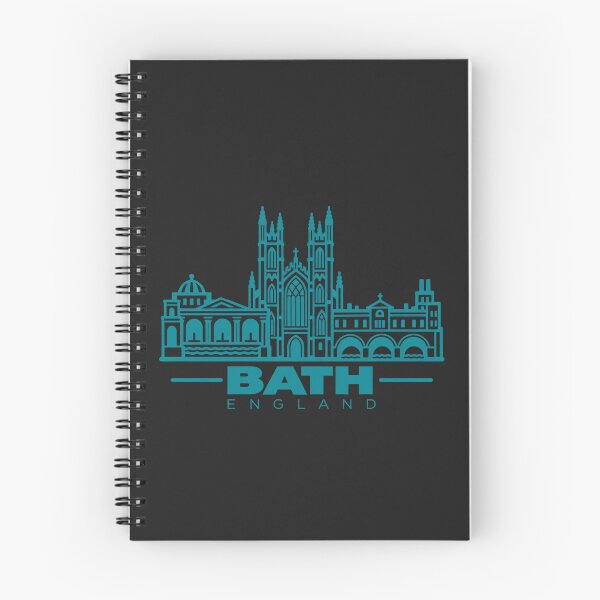 Item preview, Bath England Line Art Landmark Poster designed and sold by CMYKStudio.