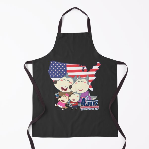 Item preview, Wolfoo Family Celebrating Independence Day Patriotic Design designed and sold by Tad-Stranger.