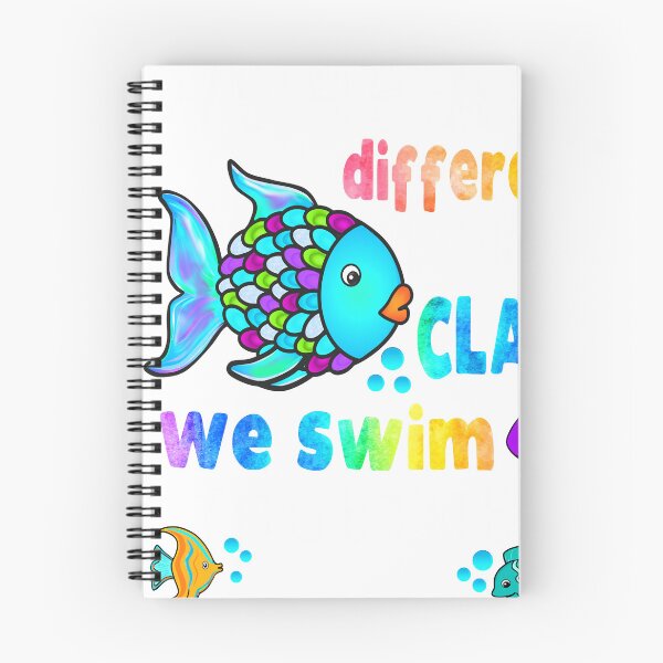 Item preview, We're All Different But We Swim Together Elementary Teacher Gifts designed and sold by DarrenShanah.