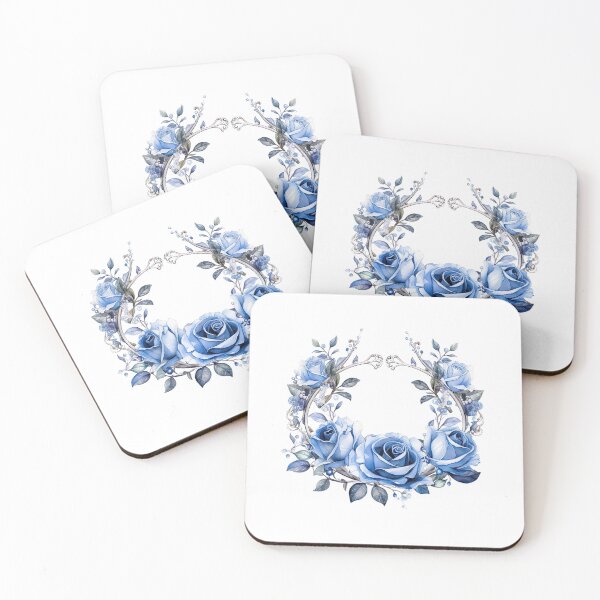 Item preview, Blue Rose Crown | Elegant Floral Aesthetic Art designed and sold by Mandayartstudio.