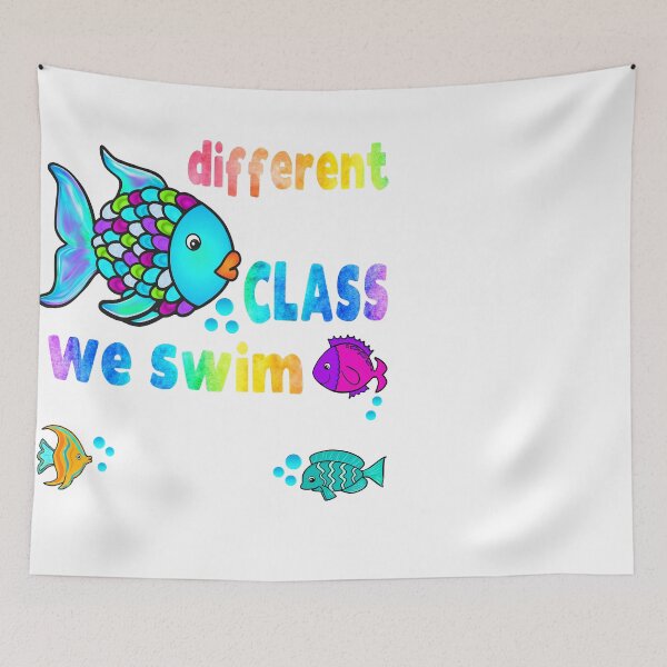 Item preview, We're All Different But We Swim Together Elementary Teacher Gifts designed and sold by DarrenShanah.
