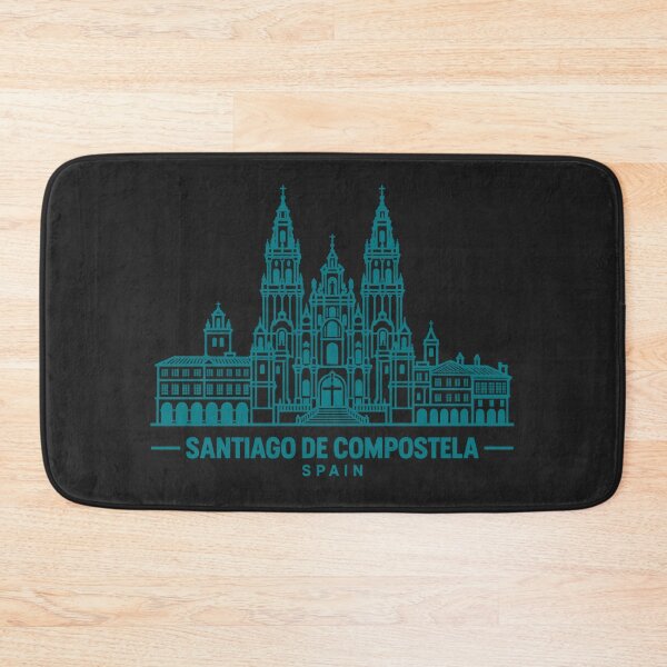 Item preview, Santiago de Compostela Spain Line Art Cathedral Poster designed and sold by CMYKStudio.