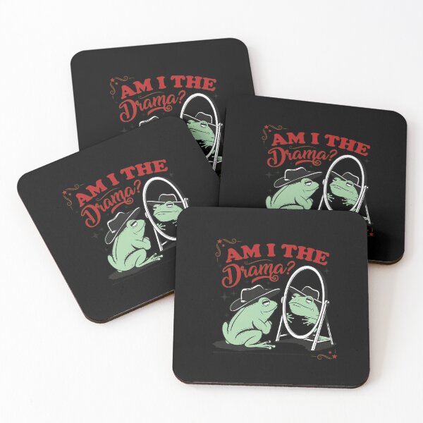 Item preview, Am I The Drama Frog Cowboy Mirror  designed and sold by DEIDRAEPERSON.