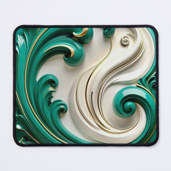 Item preview, Sculptural Jade with Gold Enamel designed and sold by Vicky Brago-Mitchell®.