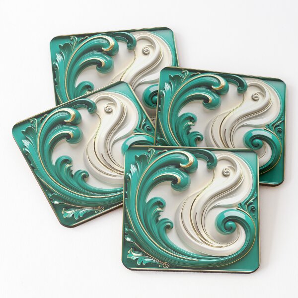 Item preview, Sculptural Jade with Gold Enamel designed and sold by Vicky Brago-Mitchell®.