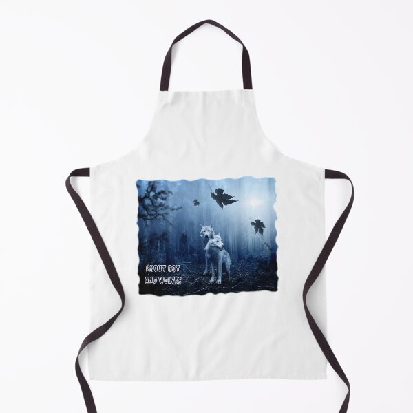 Item preview, About Boys and Wolves - Artistic Contrast of Innocence and Wildness Design designed and sold by Tad-Stranger.