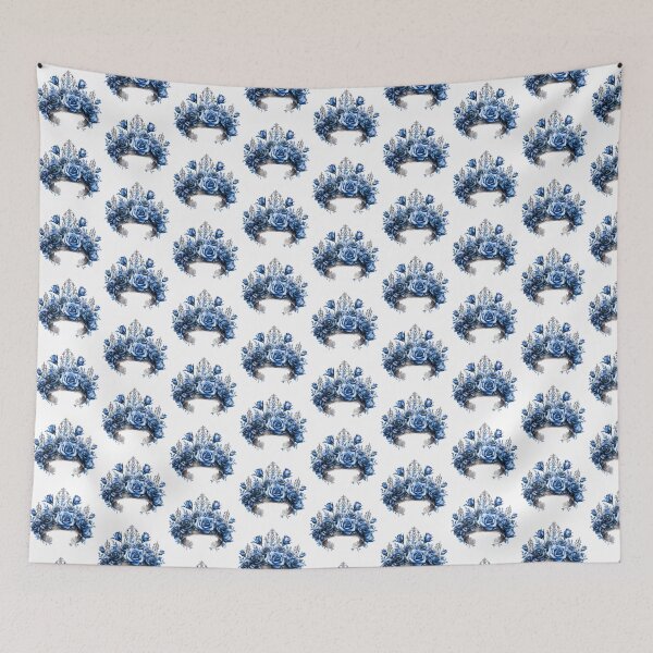 Item preview, Blue Rose Crown | Elegant Floral Aesthetic Art designed and sold by Mandayartstudio.