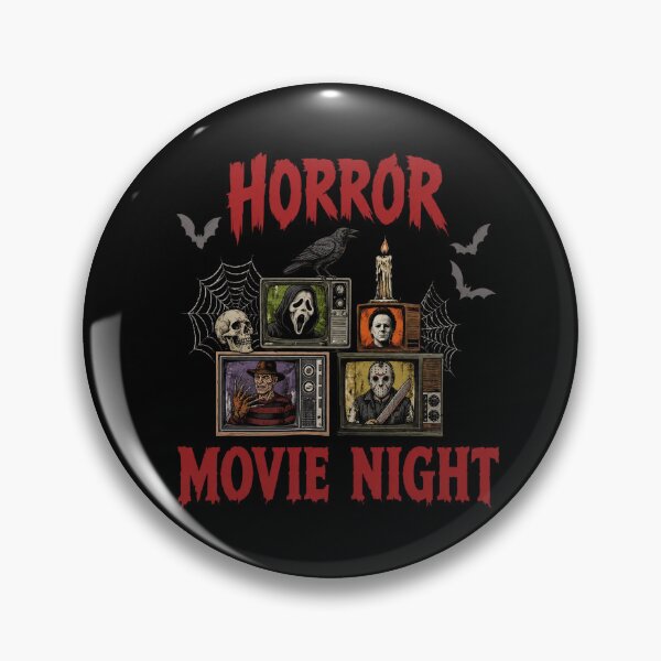 Item preview, Horror Movie Night Retro designed and sold by eliquistgk.