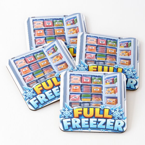 Item preview, Full Freezer Typography Balkan Household Humor designed and sold by OfficialBalkan.