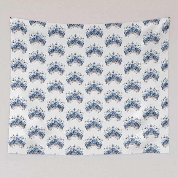 Item preview, Blue Rose Crown | Elegant Floral Aesthetic Art designed and sold by Mandayartstudio.