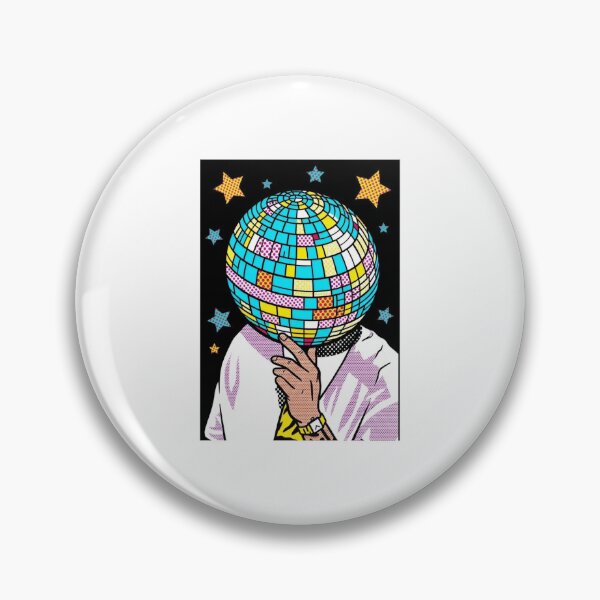 Item preview, harry styles pop art disco mirror ball designed and sold by JulieLins33.