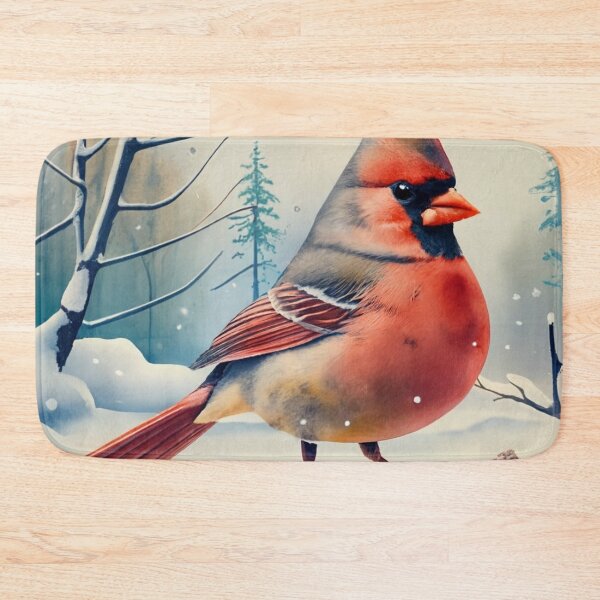Item preview, Bright Cardinal Beneath Winter Trees designed and sold by Gustavo Navarro.