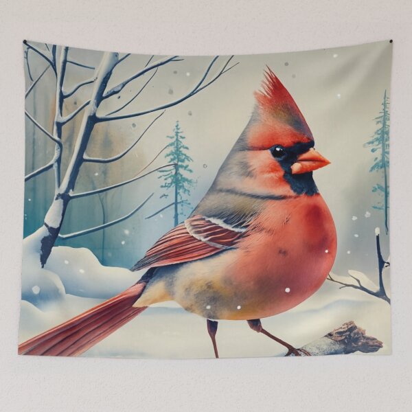Item preview, Bright Cardinal Beneath Winter Trees designed and sold by Gustavo Navarro.