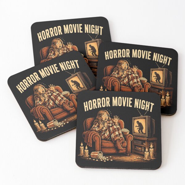 Item preview, Horror Movie Night Retro designed and sold by eliquistgk.