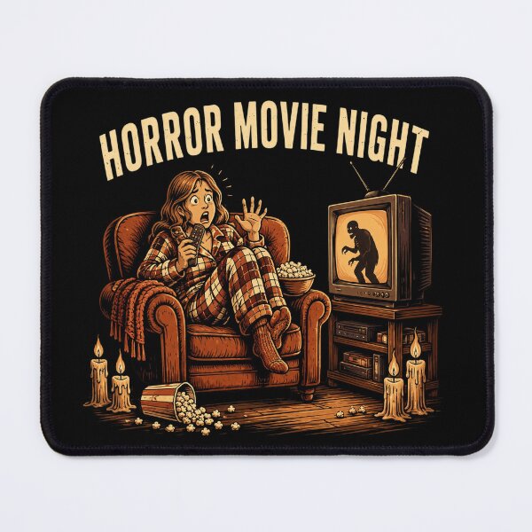 Item preview, Horror Movie Night Retro designed and sold by eliquistgk.
