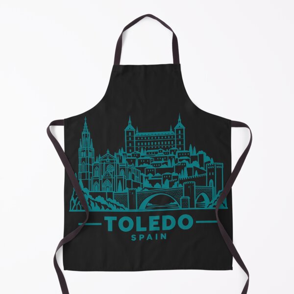 Item preview, Toledo Spain Line Art Landmark Poster designed and sold by CMYKStudio.