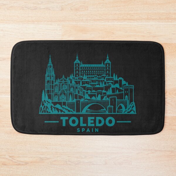 Item preview, Toledo Spain Line Art Landmark Poster designed and sold by CMYKStudio.
