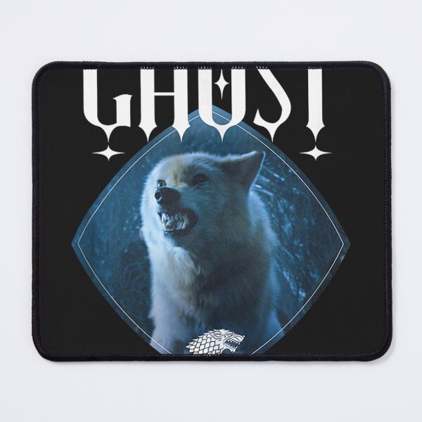Item preview, G.of.T Ghost Stark Direwolf Center Portrait Badge designed and sold by mitchellckz.