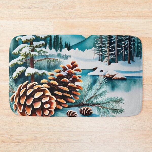 Item preview, Snow Covered Pine Cones designed and sold by Gustavo Navarro.