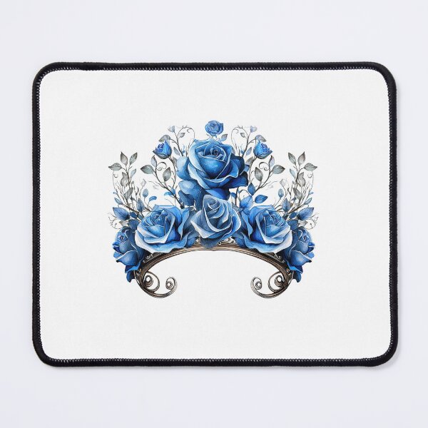 Item preview, Blue Rose Crown | Elegant Floral Aesthetic Art designed and sold by Mandayartstudio.