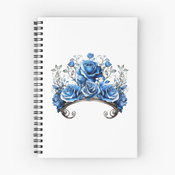 Item preview, Blue Rose Crown | Elegant Floral Aesthetic Art designed and sold by Mandayartstudio.