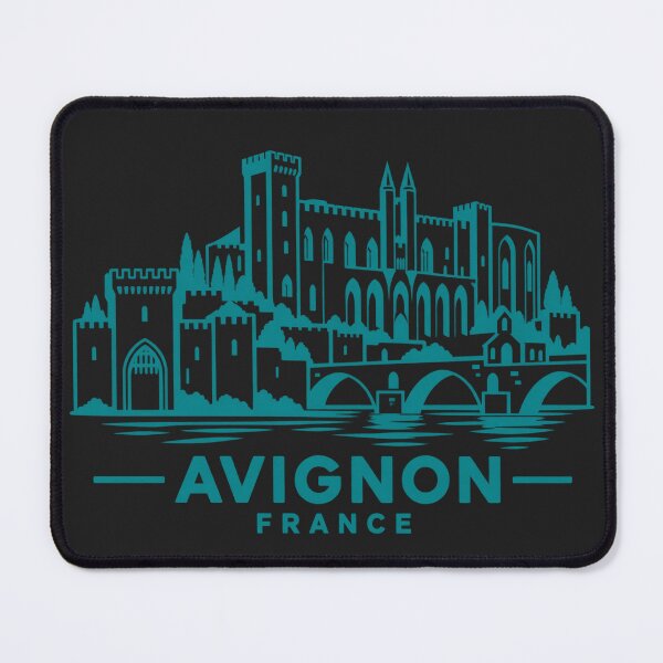Item preview, Avignon France Line Art Landmark Poster designed and sold by CMYKStudio.