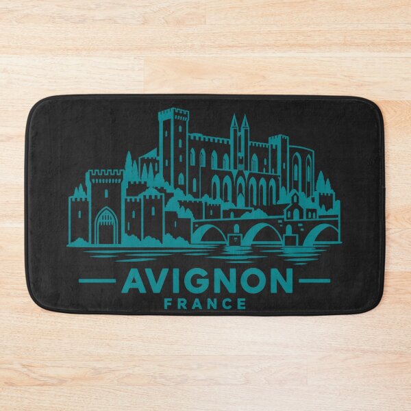 Item preview, Avignon France Line Art Landmark Poster designed and sold by CMYKStudio.