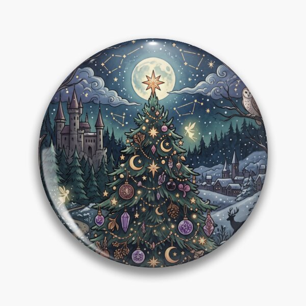 Item preview, Magical Christmas Witchy Hippie Holiday Card. designed and sold by Artful Soul.