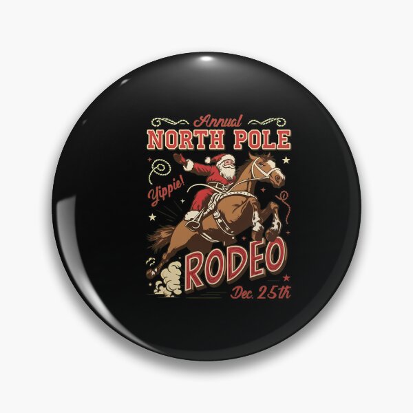 Item preview, Annual North Pole Rodeo Santa Horse  designed and sold by DEIDRAEPERSON.