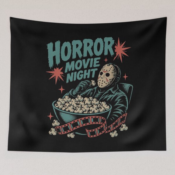 Item preview, Horror Movie Night Retro designed and sold by eliquistgk.