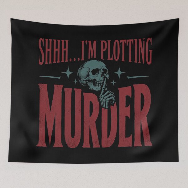 Item preview, Plotting Murder Skull designed and sold by DonovanEllis.