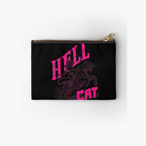 Item preview, HELL CAT Tiger Rider Vintage Neon Pink  designed and sold by DEIDRAEPERSON.