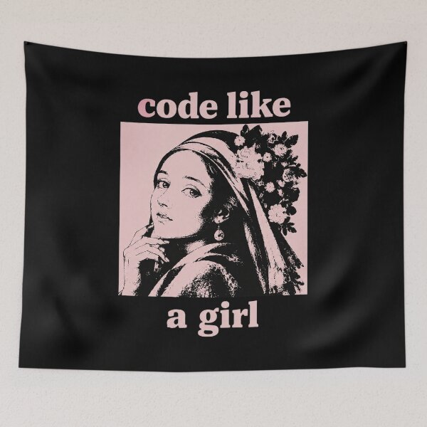 Item preview, Code Like a Girl designed and sold by elainew2irma.