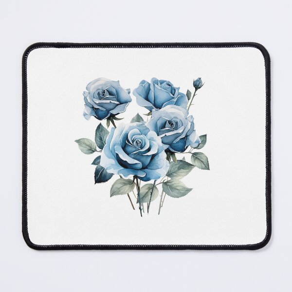 Item preview, Blue Rose | Elegant Floral Aesthetic Art designed and sold by Mandayartstudio.