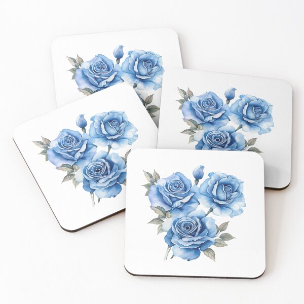 Item preview, Blue Rose | Elegant Floral Aesthetic Art designed and sold by Mandayartstudio.