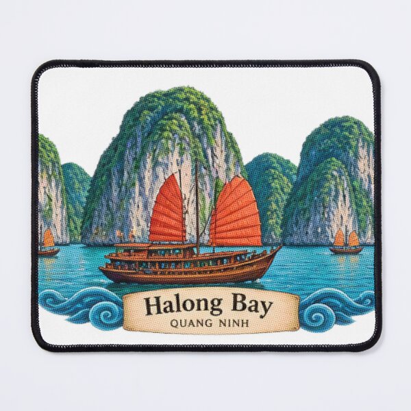 Item preview, Vietnam Landmarks Halong Bay designed and sold by minordesignrev.