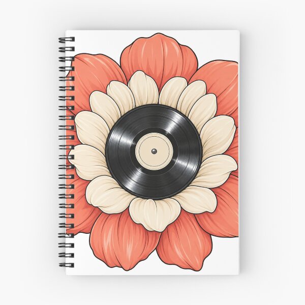Item preview, Original Vinyl Record Flower Emblem designed and sold by S06PMarketing.