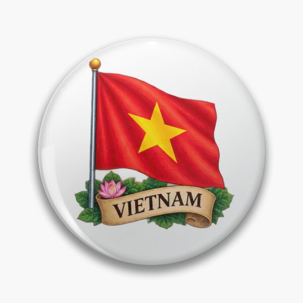Item preview, Vietnam Flag designed and sold by minordesignrev.