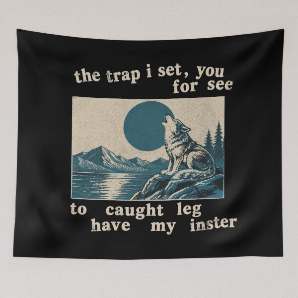 Item preview, Howling Wolf Quote designed and sold by Elizabromby.