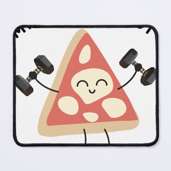 Item preview, Funny Gym Pizza Workout Lifting Pizza To My Mouth Sticker designed and sold by SoukaArtStore.