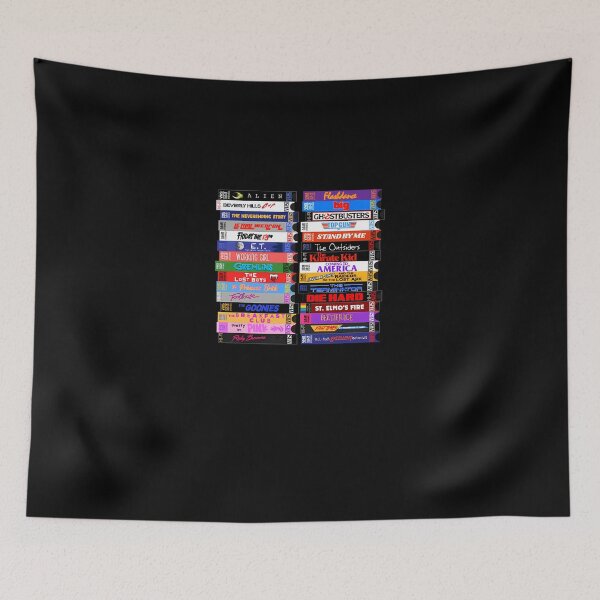 Item preview, Retro 80S Movies Vhs Stacks  designed and sold by dorristeresa8d.