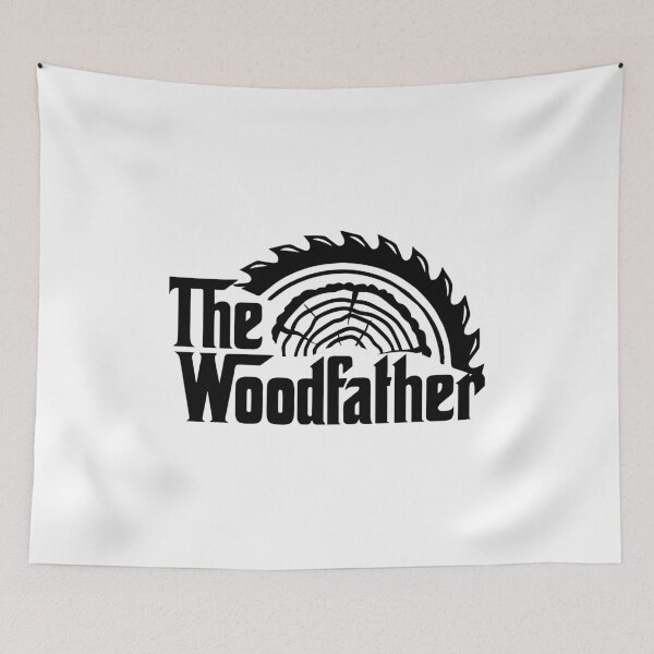 Item preview, The Woodfather - Funny Carpenter Gift designed and sold by yushelaviora.